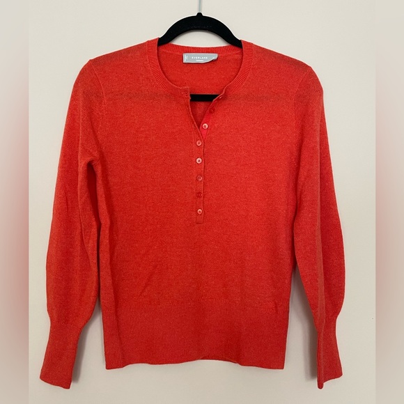 Everlane cashmere Henley sweater - Picture 4 of 6